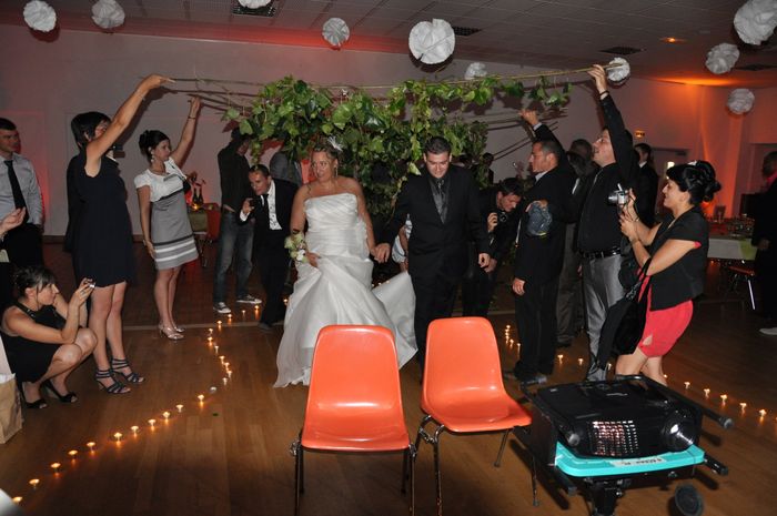 arrivée dans la salle