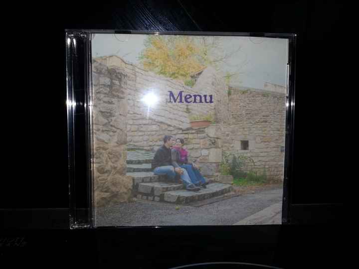 Face avant des menus