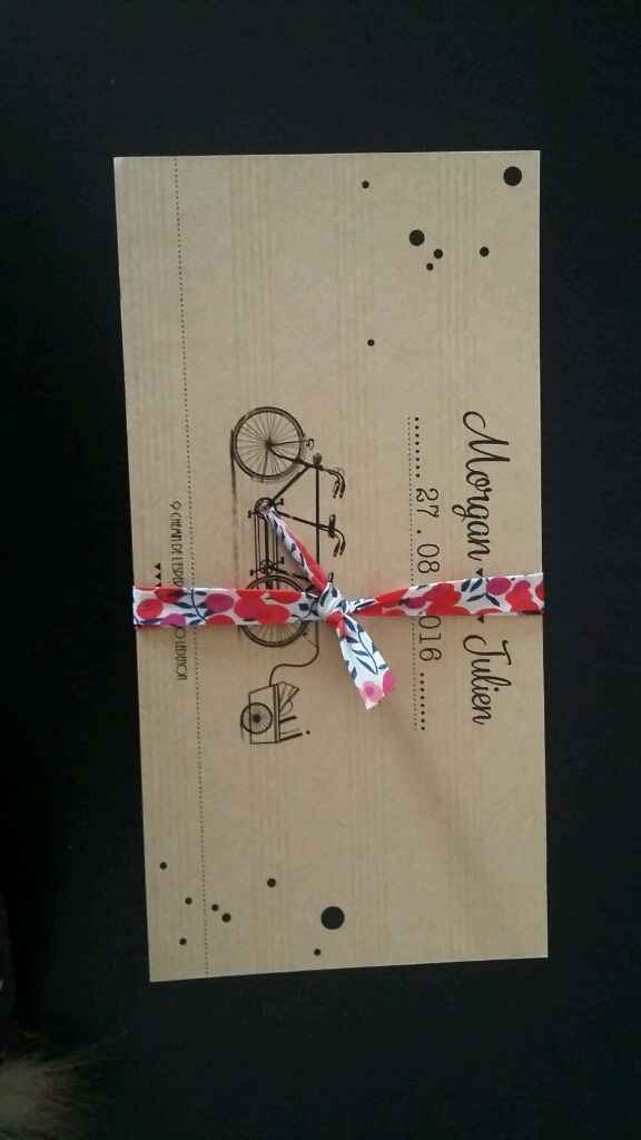 Mes faire parts kraft! - 2