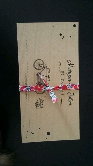 Mes faire parts kraft! - 2