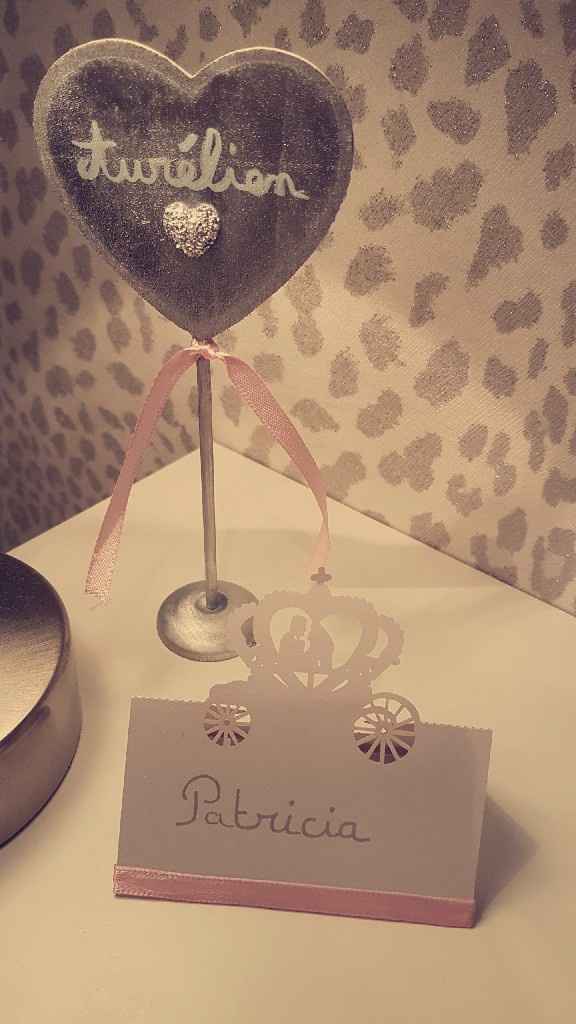 Marque place et contenants à dragée - 1