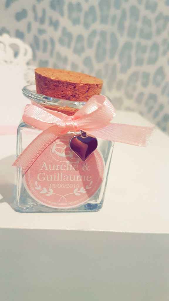 Marque place et contenants à dragée - 2