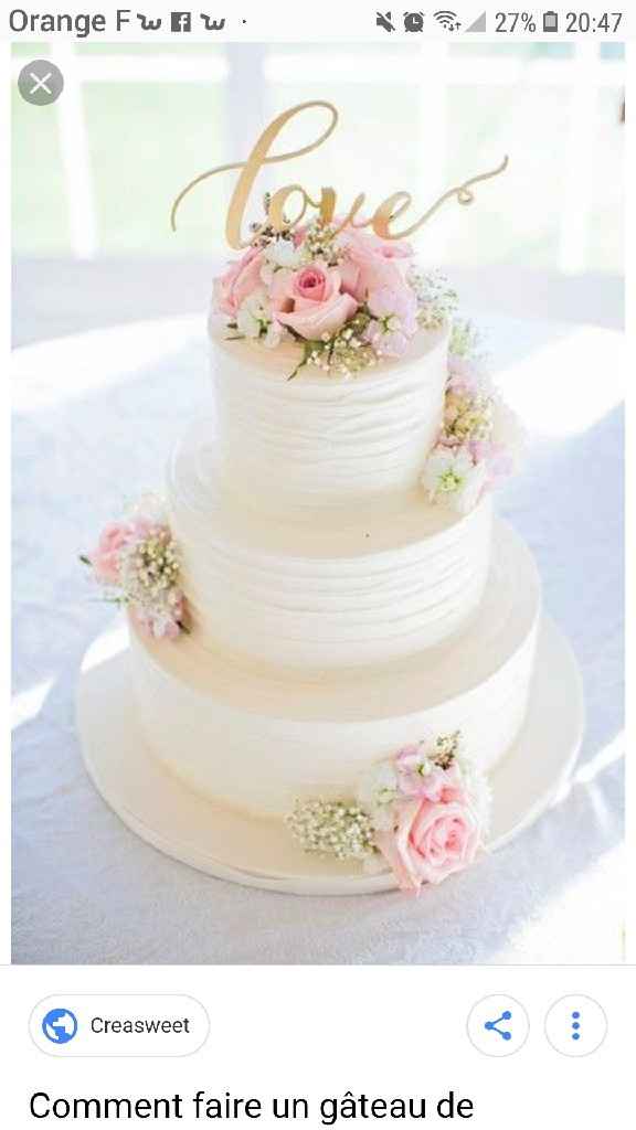 Des fleurs fraiches dans votre wedding cake ? - 1