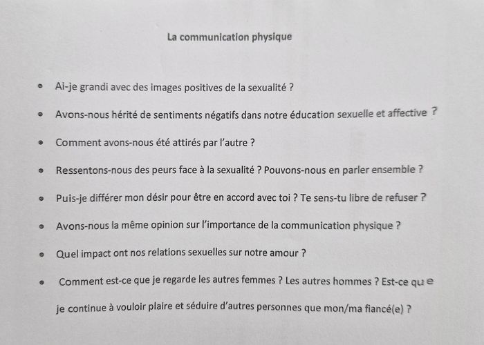 Préparation religieuse - témoignage détaillé 4