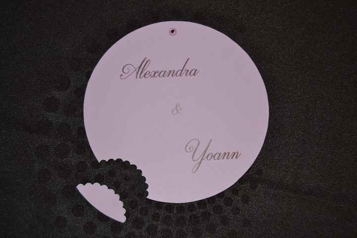 découpage des dents après avoir mis l'oeillet