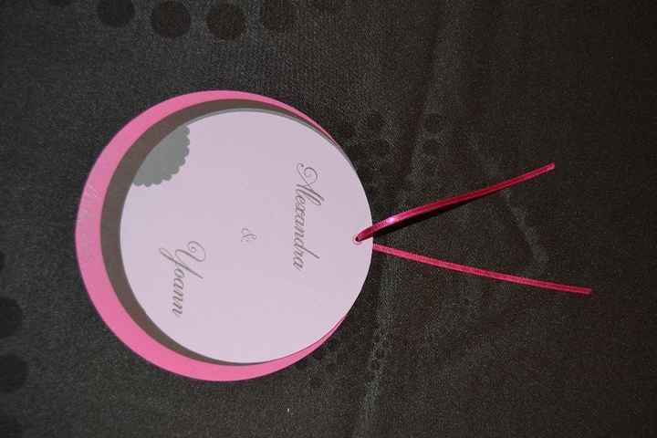 assemblage des 3 ronds avec le ruban