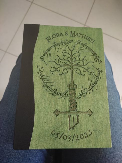 Livre d'or personnalisé 1
