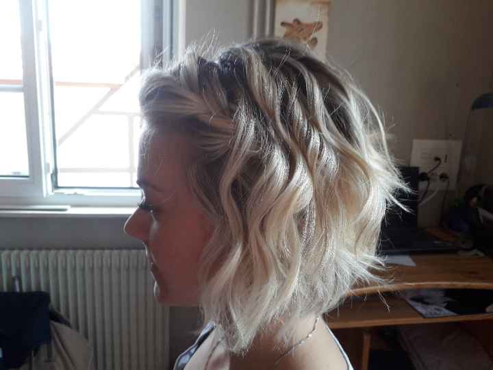 Essai coiffure cheveux court - 1