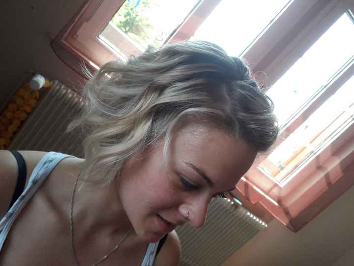 Essai coiffure cheveux court - 3