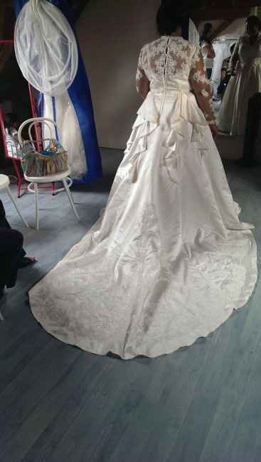 Ma robe de mariée - Vu de dos