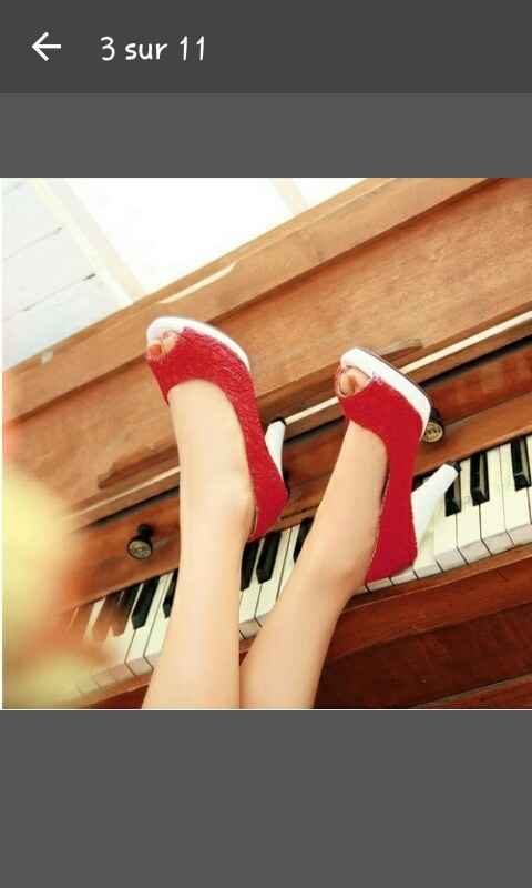 Dilemme chaussures : rouge ou blanche ? - 1
