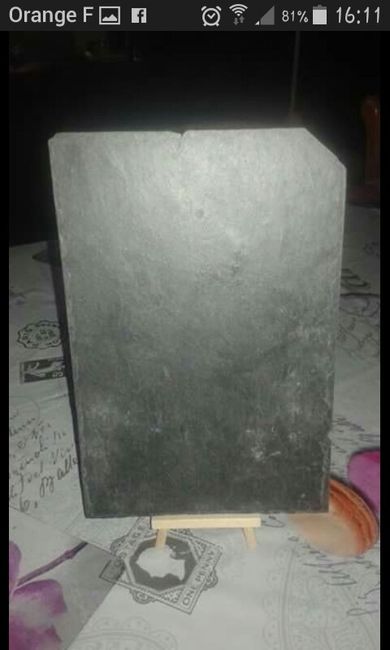 Idées déco : menus sur les tables - 2
