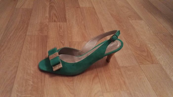 Chaussures Vertes et Or