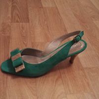 Chaussures Vertes et Or