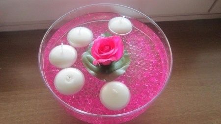 bougie flottante 