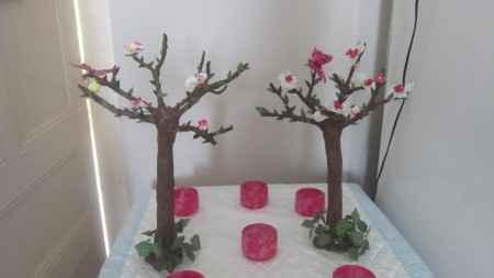 finition centre de table