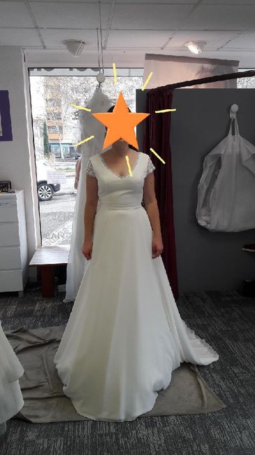 Le début de ma robe de mariée - 1