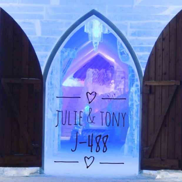 Mariage hivernal à l'hôtel de glace au Québec - 1