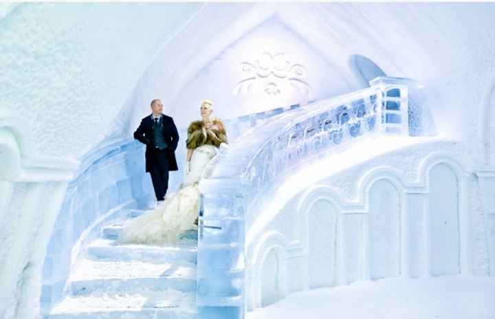 Mariage hivernal à l'hôtel de glace au Québec - 2