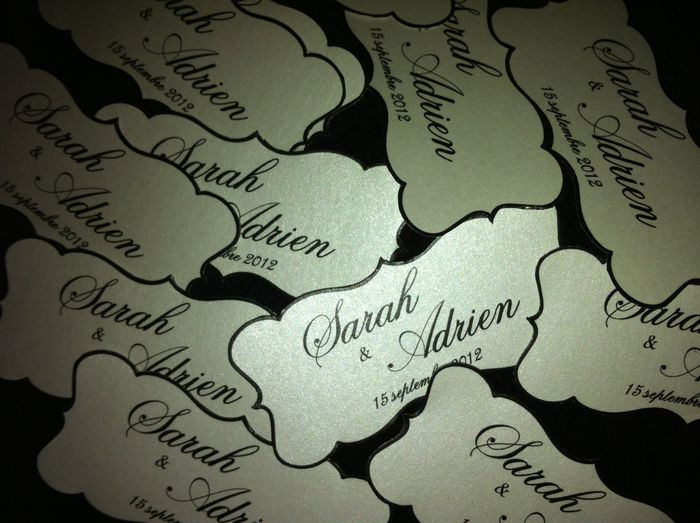 étiquettes dragées