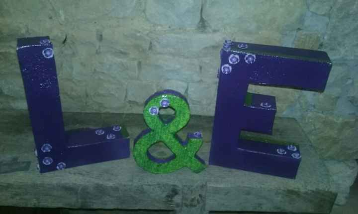 Mes lettres géantes diy terminées - 1