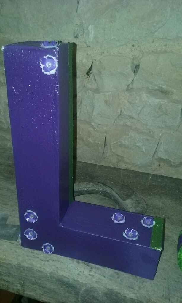 Mes lettres géantes diy terminées - 3