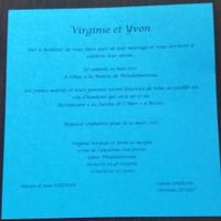 L'invitation à la mairie et au vin d'honneur