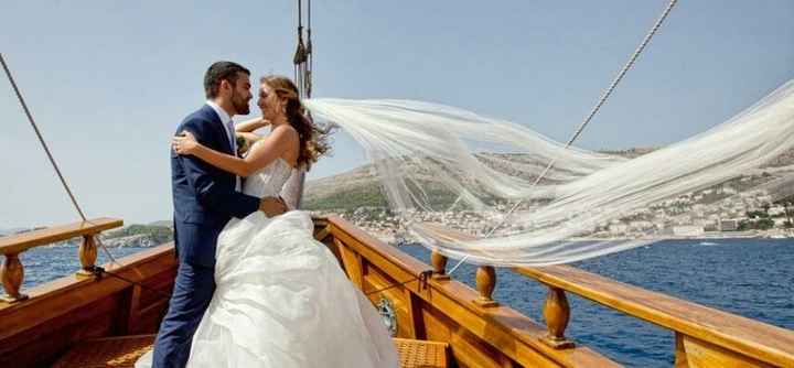 Mariage et bateaux. - 2