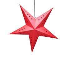 Decoration rouge à étoile blanche. - 9