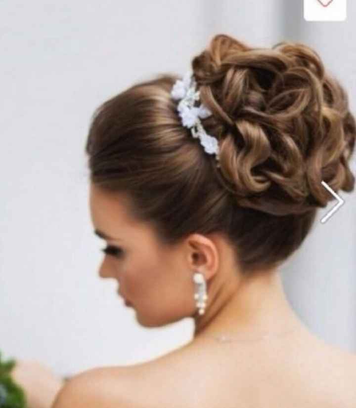 Chignon de marié brune - 1