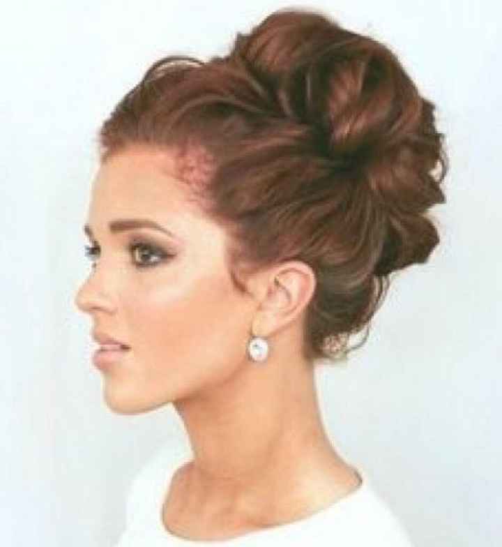 Chignon de marié brune - 2