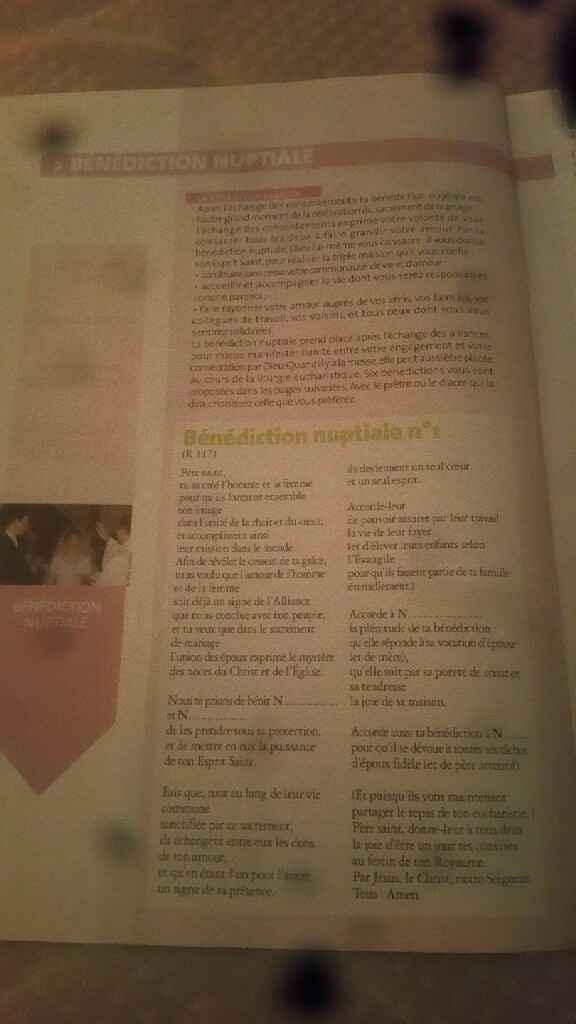 Livret de messe - 1