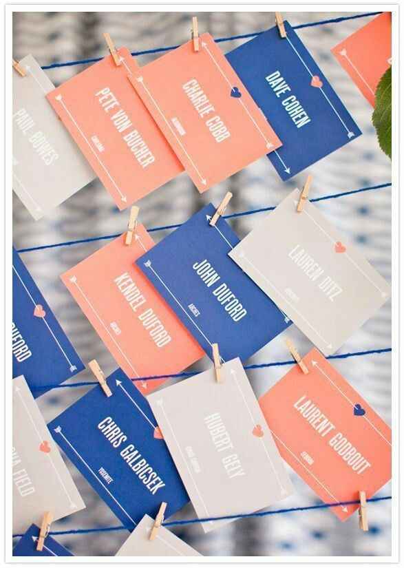 Mariage aux couleur bleu marine corail - 4