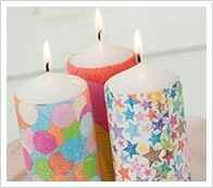 Bougie décorée diy - 3