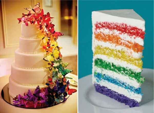Inspiration desserts pour un mariage multicolore - 2