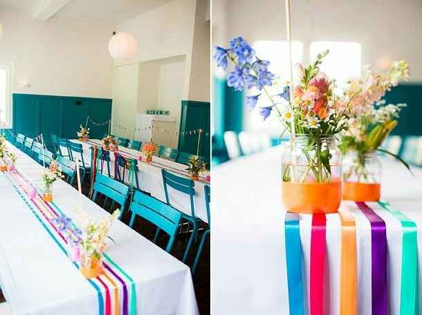 Inspiration mariage multicolore : la décoration - 16