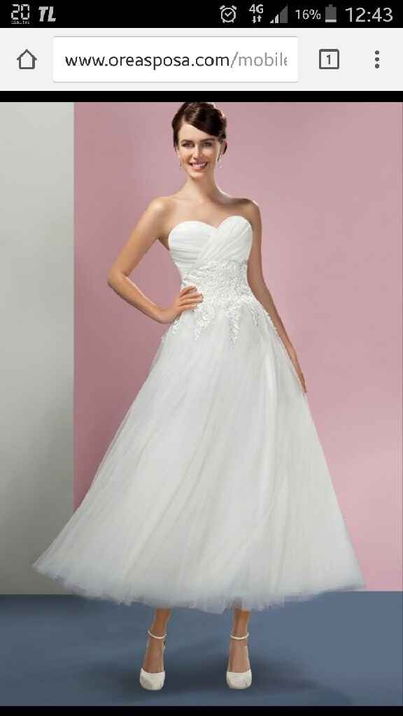 Robe de mariée courte - 1