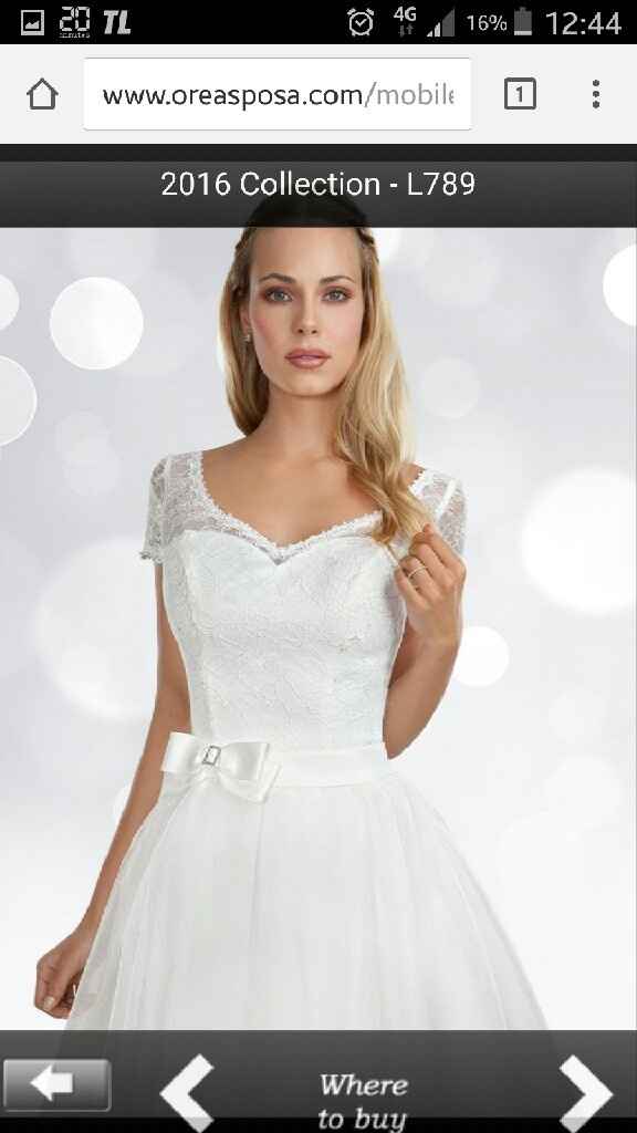 Robe de mariée courte - 2