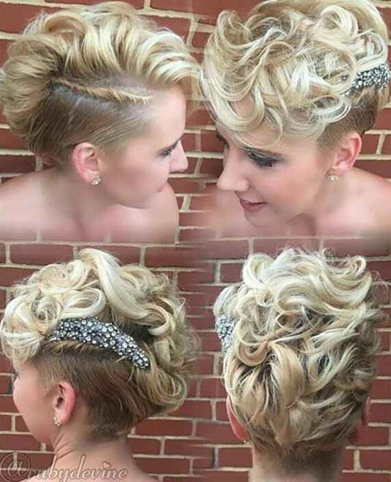 Coiffure cheveux court - 2