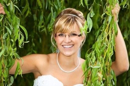 mariée lunettes