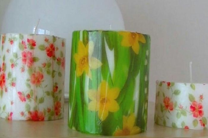 Bougie décorée diy - 2