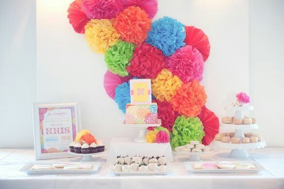 Inspiration desserts pour un mariage multicolore - 9