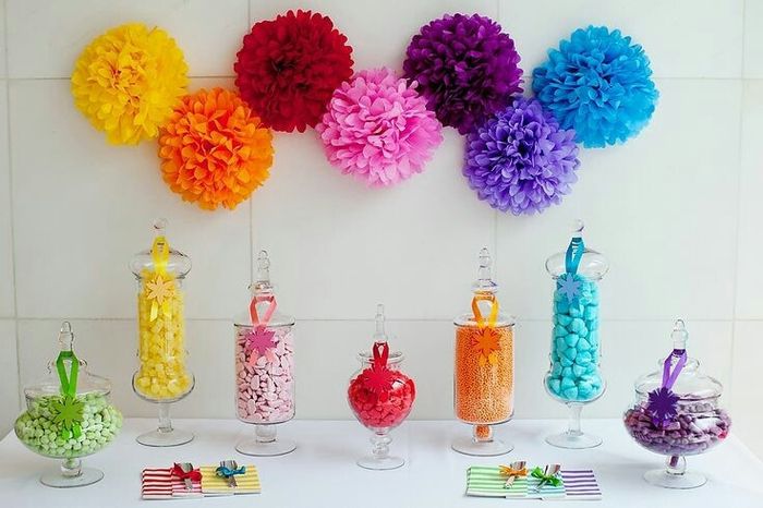 Inspiration mariage multicolore : la décoration - 9