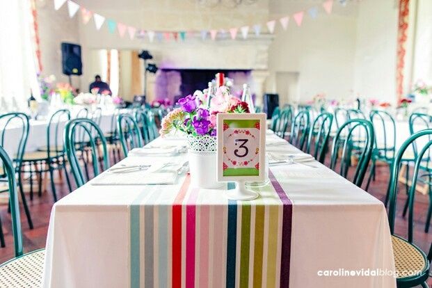 Inspiration mariage multicolore : la décoration - 15