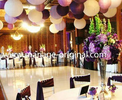 Deco couleur violet et vert - 2