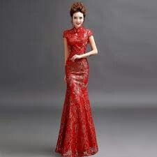 Inspiration : robe bicolore rouge - 1