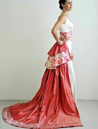 Inspiration : robe bicolore rouge - 6