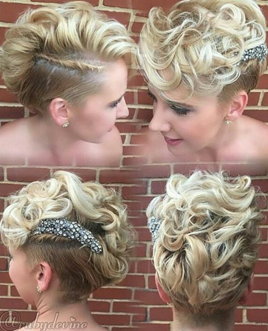 Coiffure cheveux court - 2