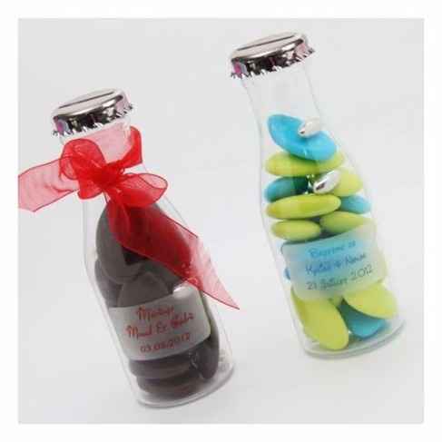 canette avec palets en chocolats 