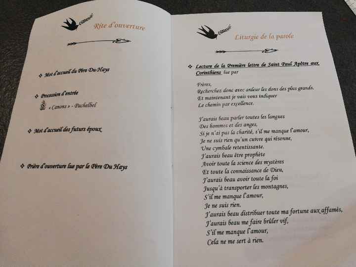 Livret de messe... Enfin ! - 2
